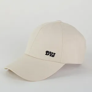 Women's 2024 UV protection ponytail baseball cap with stylish DYJ letter embroidery
