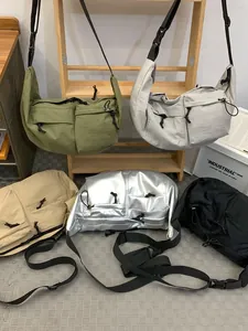 Unisex nylon crossbody bags in multiple colors with large capacity and multi-pocket design