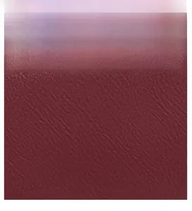 Détail macro du cabas rouge bordeaux montrant la texture du cuir souple et résistant