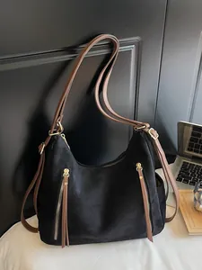 Zaino da Donna in Pelle PU Opaca Vintage Borsa a Tracolla Multiuso Tote Crossbody Bag Grande Capacità Minimalista Urbana