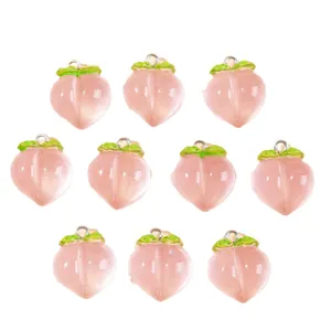 Lot de 10 pendentifs pêche en résine réalistes pour boucles d'oreilles et bijoux DIY