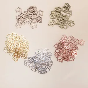 Breloques en Alliage Forme d'Empreinte de Patte d'Animal pour Création de Bijoux DIY Bracelet Collier Artisanat