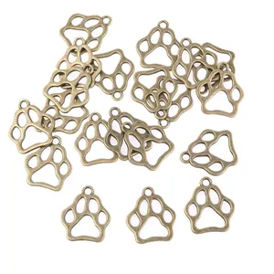 Pendentifs évidés en bronze antique pour bracelets et colliers DIY artisanat