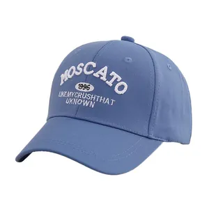 Casquette baseball enfant bleu clair en coton avec broderie Moscato 1996 vintage