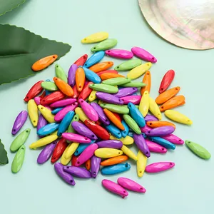 Bunte facettierte Tropfenperlen aus Acryl für DIY Schmuck und Bastelarbeiten