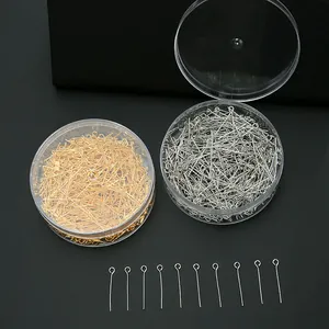 Legering Oogspelden En T-Spelden Kopspelden Box Set Voor DIY Sieraden Maken Goud Zilver Vergulde Benodigdheden Oorbellen Ketting