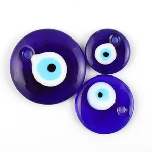 Turkish Evil Eye Glass Pendant Blue Nazar Bead For Jewelry Making DIY Crafts Necklaces Bracelets Accessories Protective Charm