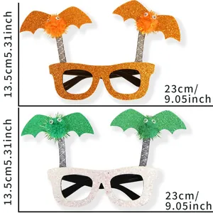 Halloween bat glasses with size dimensions of 23cm width and 13.5cm height