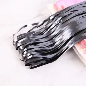 Halloween matte black foil fringe curtain backdrop for festive party wall decoration