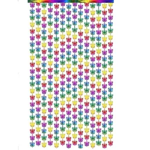 2M rainbow hollow butterfly fringe curtain for birthday and party backdrop decoration