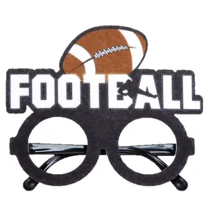 Occhiali stravaganti casco football americano per oggetti di scena per feste