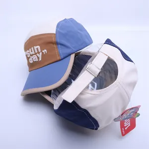 Détails de casquette enfant avec broderie Sun Day et boucle en métal réglable à l'arrière