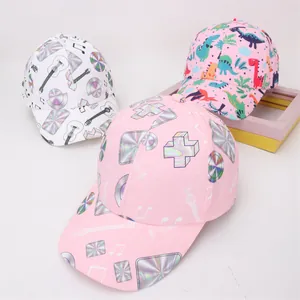 Berretto da Baseball per Bambini con Dinosauro e Unicorno in Misto Cotone Traspirante Cappello per il Sole per Ragazzi e Ragazze