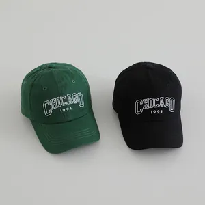Retro Chicago 1994 Baseballkappen in Grün und Schwarz mit Stickerei für Damen und Herren
