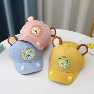 Simpatici cappellini da baseball a forma di tigre per neonati in rosa, blu e giallo