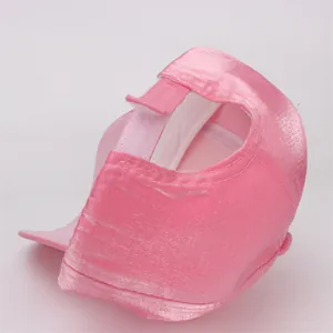 Detailed back view of a pink butterfly baseball cap showing the adjustable velcro strap