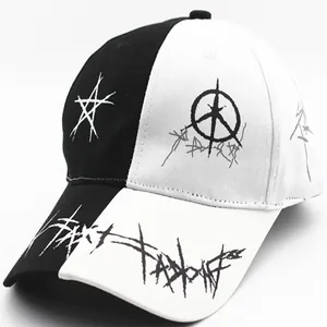 Berretto da Baseball in Cotone Poliestere con Stampa Graffiti per Uomo Donna Cappello Parasole All'aperto Regolabile Streetwear