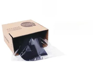 Protective packaging showing crush-resistant carton and waterproof inner bag for hats