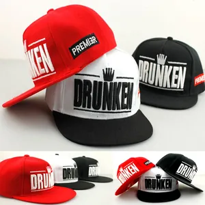 Casquette Snapback Hip Hop à Bord Plat pour Enfants Adultes Avec Broderie de Lettres Couronne Chapeau de Soleil Réglable Streetwear