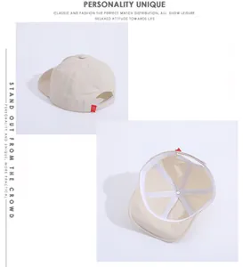 Detail view of quick-dry baby baseball cap with adjustable strap and internal sweatband
