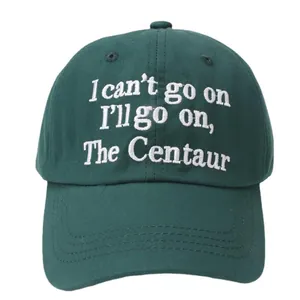 Deep green cotton baseball cap for kids featuring white embroidery on the front