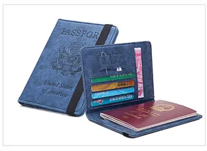 Détails du protège-passeport RFID avec deux slots SIM et plusieurs fentes pour cartes