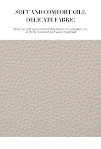 Detail of soft litchi grain texture on durable beige RFID passport holder material