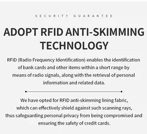 Λεπτομέρεια υφάσματος προστασίας RFID για vintage γυναικεία πορτοφόλια με τρεις πτυχές