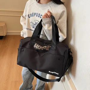 Dames Reistas Grote Capaciteit Minimalistisch Nylon Sport Fitness Crossbody Tas Met Verstelbare Riem Urban Fashion Draagbare Handtas