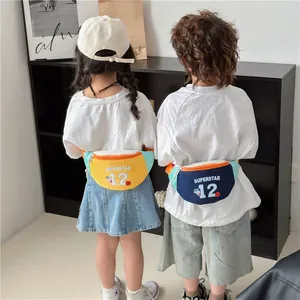 Kids colorful superstar 12 crossbody waist bag with adjustable strap and sports design