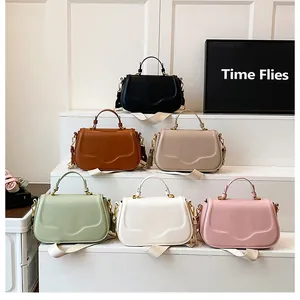 Sacs de selle multicolores avec de larges bretelles en toile élégantes pour femmes