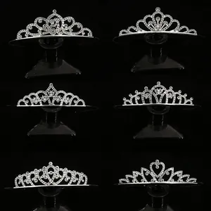 Bridal Rhinestone Tiara Crown Elegant Alloy Crystal Headband For Wedding Birthday Party Pageant Women Girls Hair Accessories