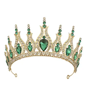 Corona Di Lusso In Lega Con Strass E Perle A Forma Di Fiore Per Matrimonio Compleanno Festa Gioielli Per Capelli Donna