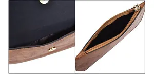 Vue détaillée du sac seau avec fermoir magnétique et fermeture éclair en métal doré