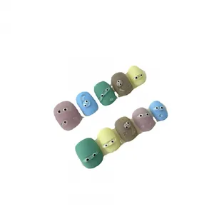 Creative monster eye hair clips in morandi matte finish for a fun playful accessory