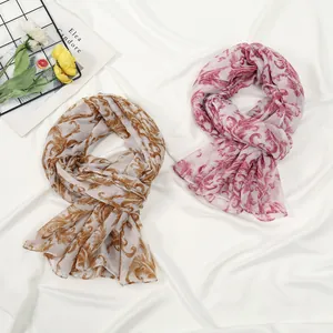 Leichter Schal aus Bali-Garn mit Paisley-Druck für den Sommer und Strand-Sonnenschutz