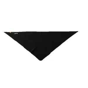 Elegant black beaded knit shawl scarf for women in a stylish triangle wrap shape