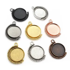 Draaibare 16 mm hangerhouders in diverse kleuren voor het maken van DIY-sieraden