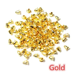 Bulk pack of gold bullet clutch earring backs for jewelry making and DIY crafts