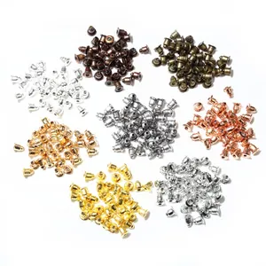 Metal Bullet Earring Backs Stoppers DIY Earring Findings Ear Stud Backs Components For Jewelry Making Supplies