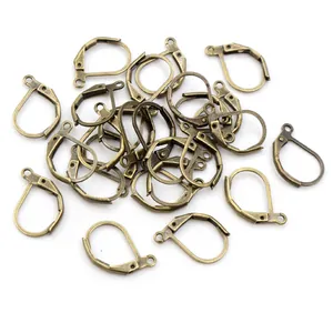 Antique bronze lever back earring hooks for DIY jewelry making accessories set
