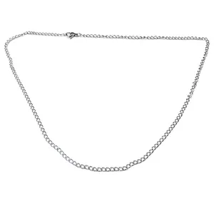 50cm stainless steel necklace chain with lobster clasp and 4x3mm small link connectors