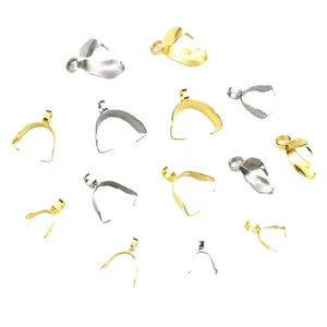 Ganci per ciondoli in acciaio inossidabile oro e argento per la creazione di gioielli DIY