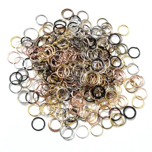 Set da 200 anellini aperti galvanizzati colorati per creazione di gioielli fai da te
