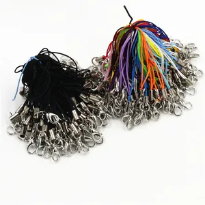 Cordones coloridos para manualidades con cierre de langosta para móviles y joyas