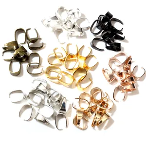 Pack de 50 cierres de metal en varios colores para colgantes y collares DIY
