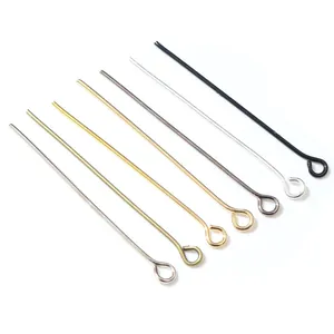 Iron Eye Pins Jewelry Finding Pins For DIY Earring Pendant Necklace Jewelry Making Craft Materials Vintage Style Findings