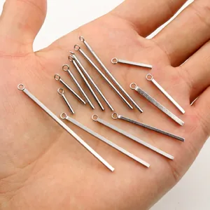 Varillas de conexión de acero inoxidable de varios tamaños para crear pendientes y joyería