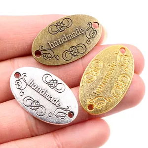 Drei handmade Metallanhänger in Bronze, Silber und Gold für DIY-Schmuck und Basteln