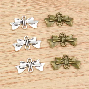 Zinklegierung Bogendesign Anhänger in Silber und Bronze für DIY-Schmuck und Basteln